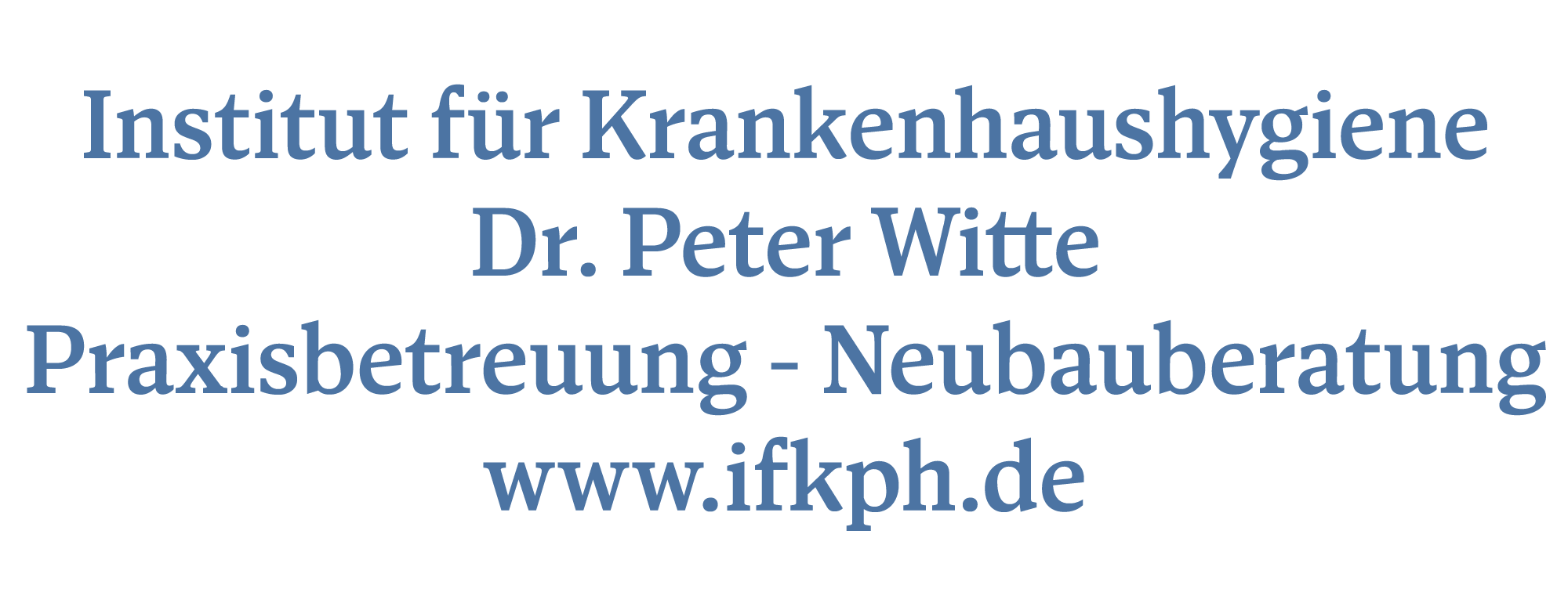 Institut für Krankenhaushygiene </br/>Dr. Peter Witte