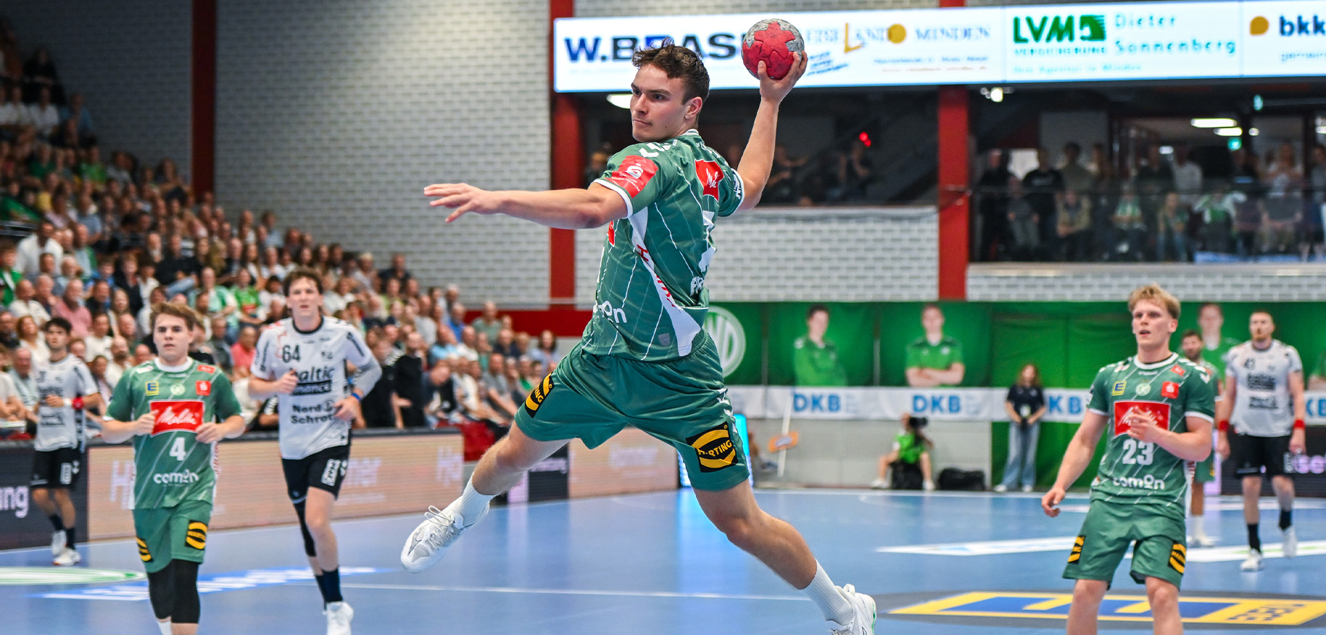 Mittelmann Lasse Franz sammelt bis Jahresende Spielpraxis in der 2. HBL und bleibt GWD Minden dennoch erhalten