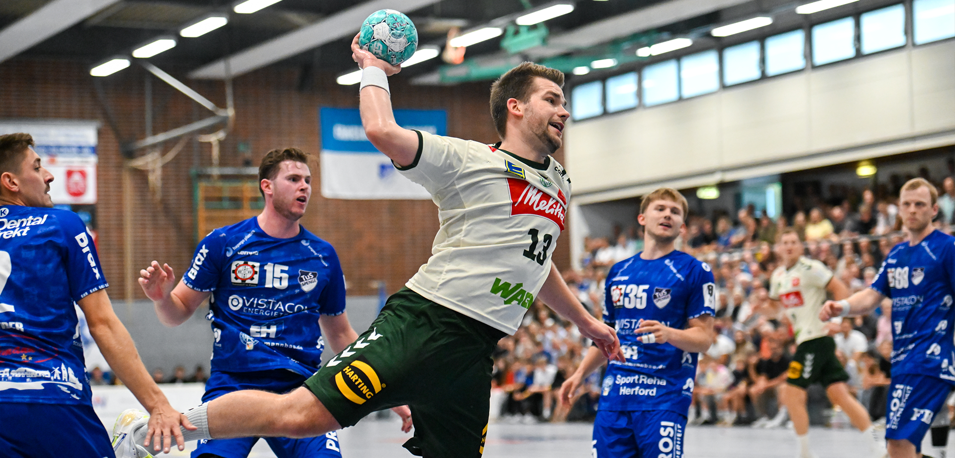 GWD Minden siegt mit 36:23 beim TuS Spenge und zieht in die 2. Runde des DHB-Pokals ein!